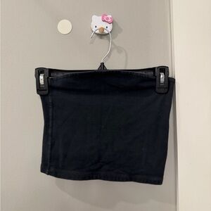 Brandy Melville Charcoal V-Neck Top